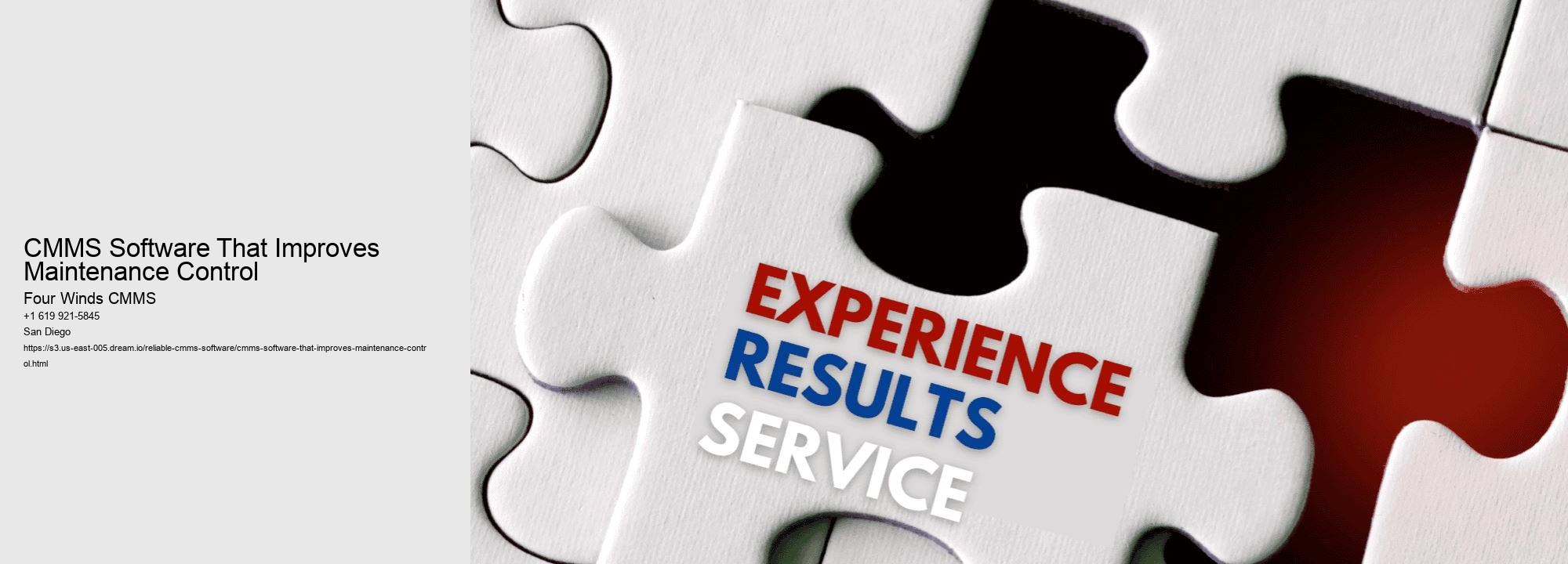 CMMS Software That Improves Maintenance Control